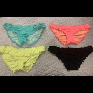 Set of 4 Cheeky Bikini Bottoms
